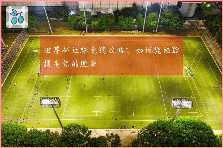 世界杯让球竞猜攻略:如何凭经验提高你的胜率